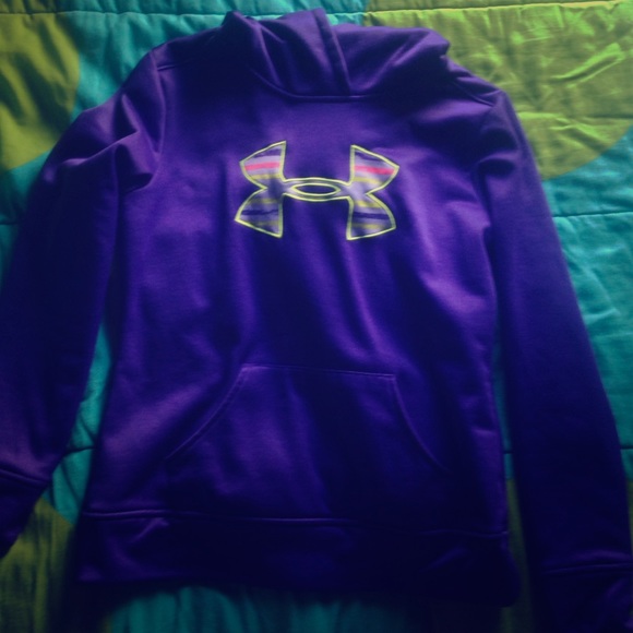 Purple Under Armour sweatshirt