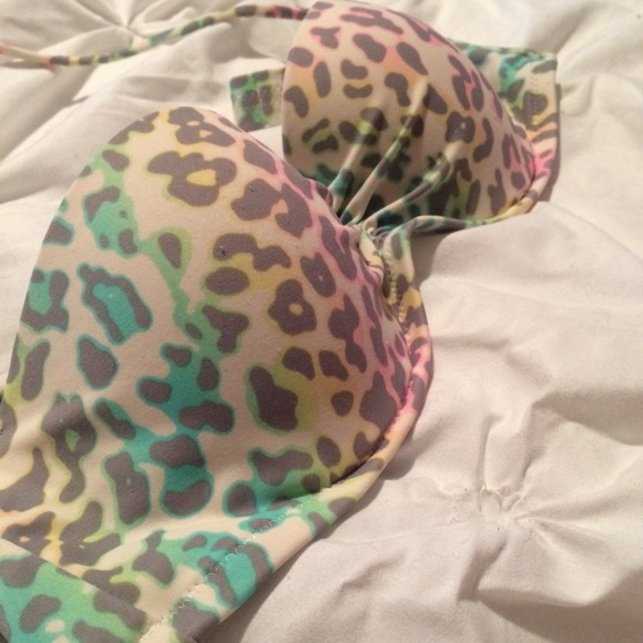 VS cheetah rainbow bikini