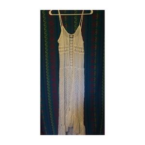 White Patterned Summer Cover Up