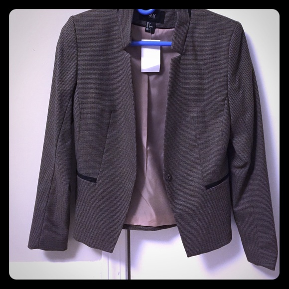 H&M brown blazer NWT