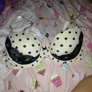 Polka dot bra