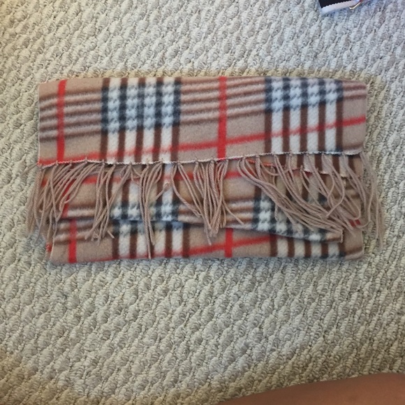 2 for $6 if bought with other scarf. Plaid scarf
