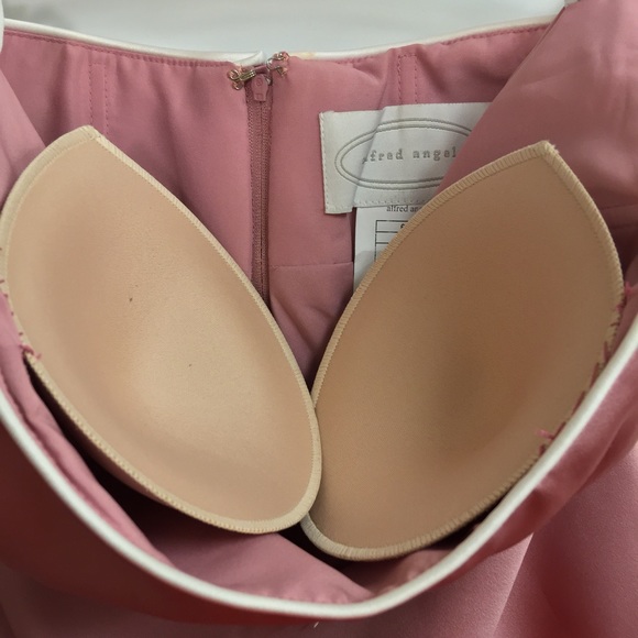 Alfred Angelo Bridesmaid Pink Dress 2 - Picture 3 of 3