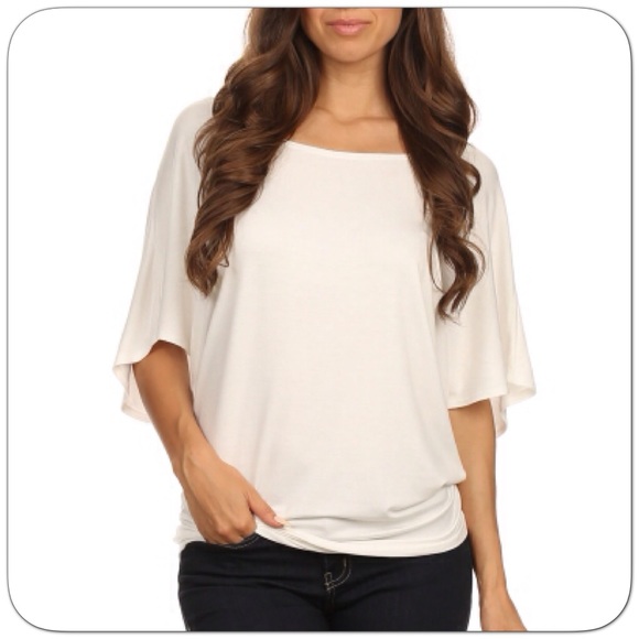 Boutique Tops - Loose fit top with flutter sleeve(3xL) 🌹Lastone🌹