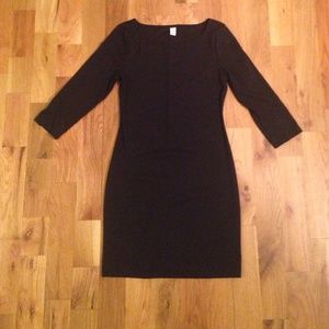 Old navy black 1/4 sleeve dress