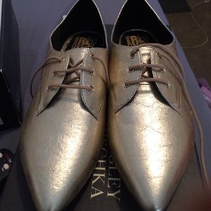 Free press gold shoes