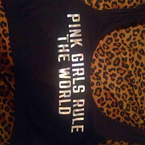 Pink victoria secret sports bra, pink nation