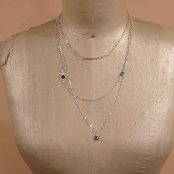 Three chain necklace