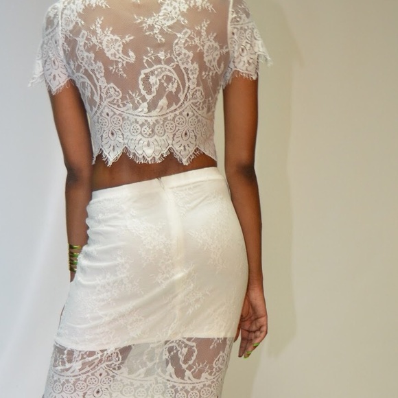 FOLAMI LACE 2PC DRESS SET - Picture 4 of 4