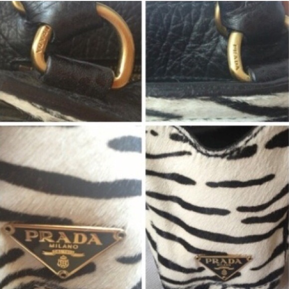 Authentic PRADA Calf Fur Leather Purse - Picture 3 of 5