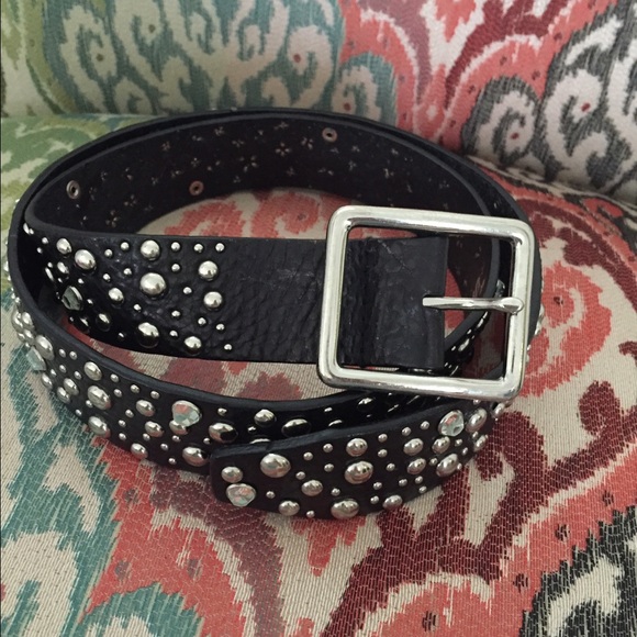 Black Studded Belt