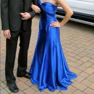 Royal blue prom dress
