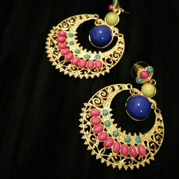 Colorful earrings