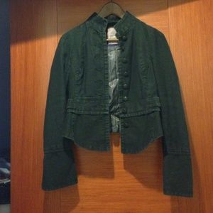 Free people dark grey blazer size 0