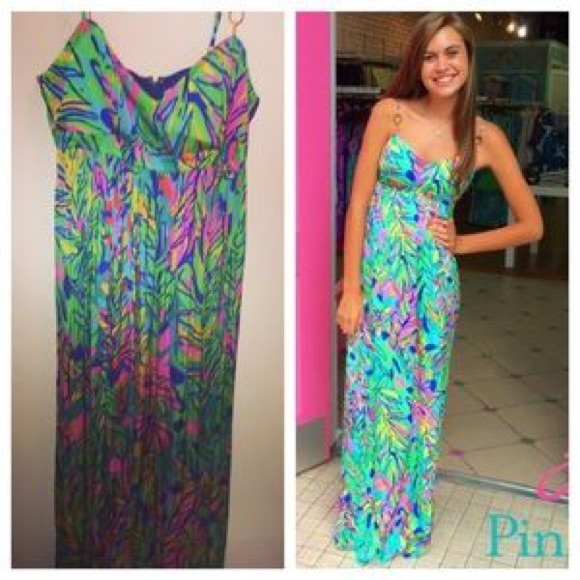 Lilly Pulitzer Hot Spot Maxi for @cbobiak13