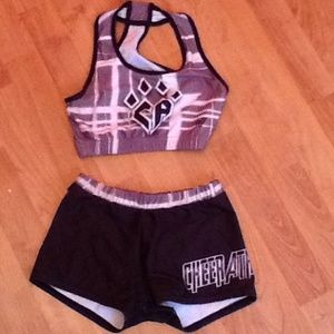 Sports bra and spanks