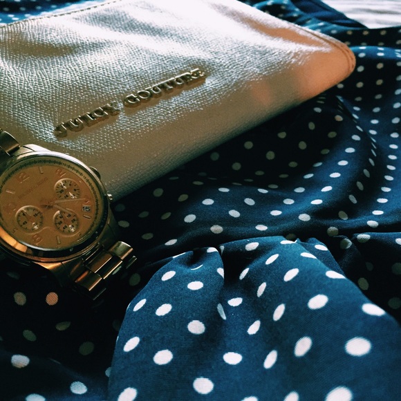 Polka dot peplum tank