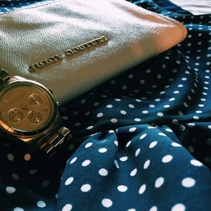 Polka dot peplum tank