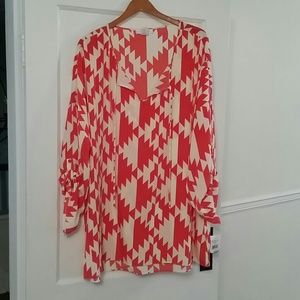 *bundle*Moa Moa Orange tunic + Enzo Angiolini heel