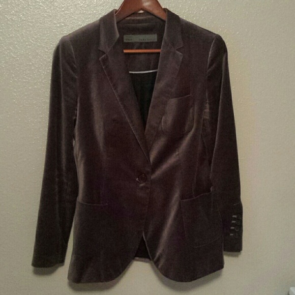 Zara Velveteen Blazer