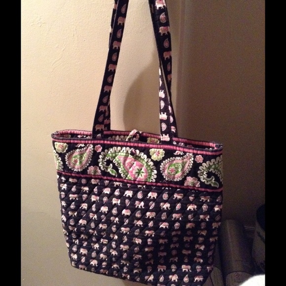 Pink elephant Vera Bradley purse