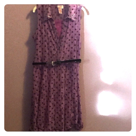 Cute black and purple dress