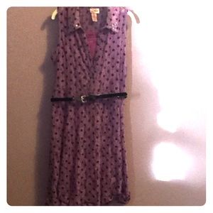 Cute black and purple dress