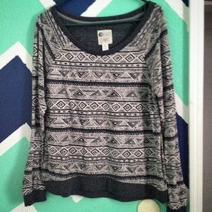 Off the shoulder sweatshirt