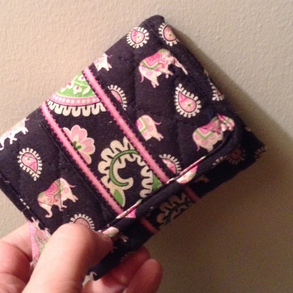 Pink elephant Vera Bradley wallet