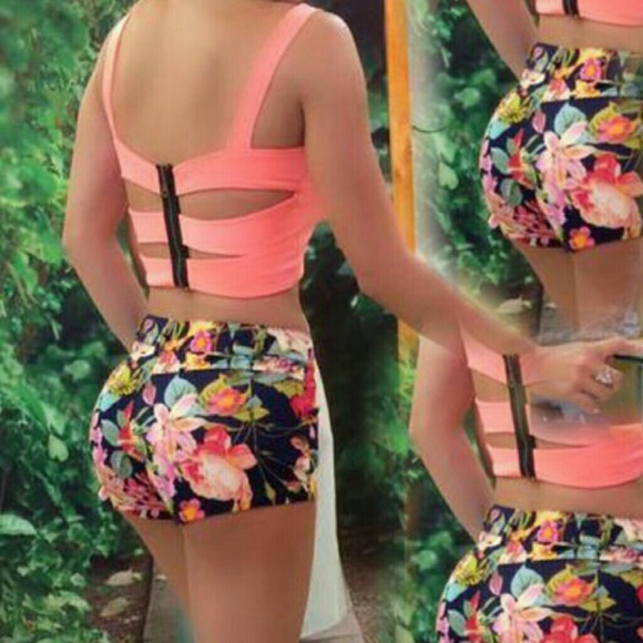 Floral Print Shorts