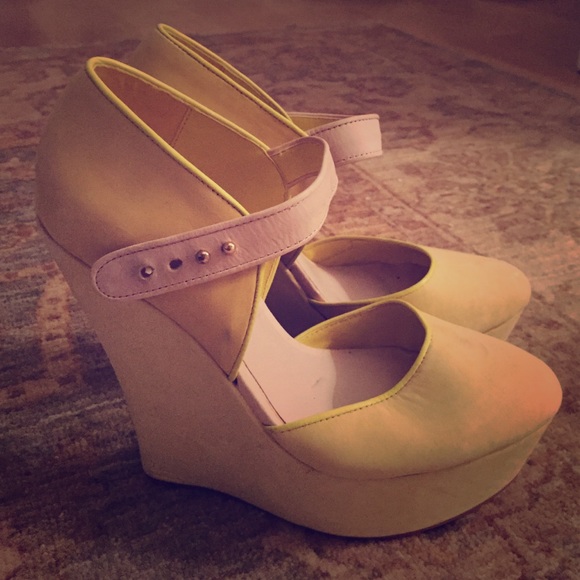 Cynthia Rowley Yellow Platforms