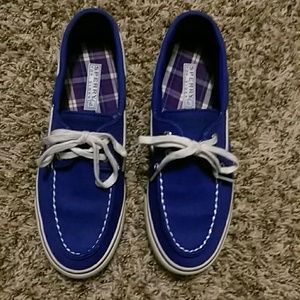 Blue Sperry Shoes