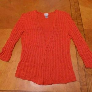 Orange cardigan ~ MAKE AN OFFER!