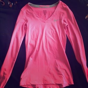 Nike Pro Dri-Fit pink top