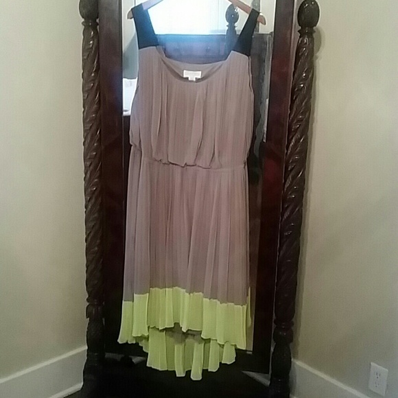 Jessica Simpson chiffon high low dress