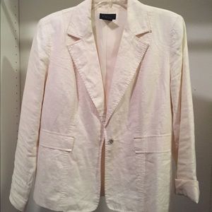 Cream blazer
