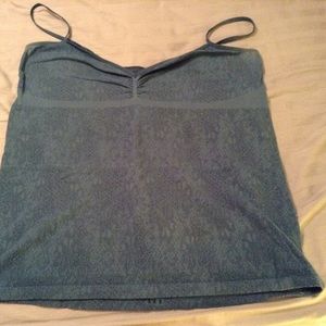 Torrid "twisted tee" Teal tank top (final price)