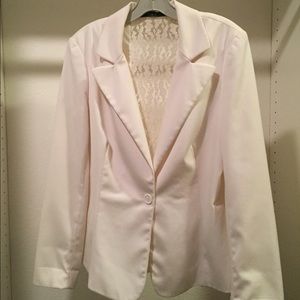 White blazer