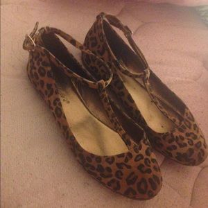 Cheetah print flats