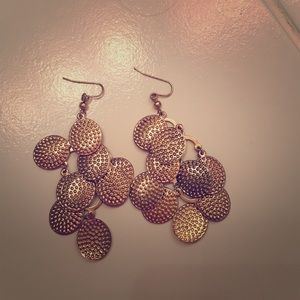 Gold earrings