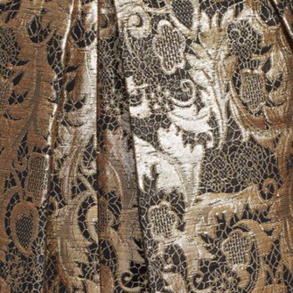 Metallic jacquard fit and flare dress - Picture 3 of 3