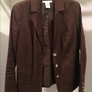 Brown blazer