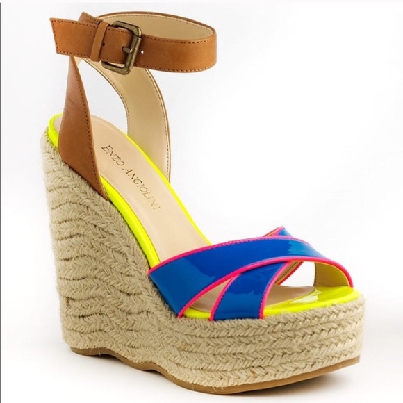 Enzo Angiolini Shoes - Neon wedge 💕💙💛💕