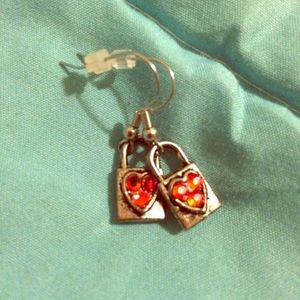 Heart Lock Earrings
