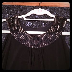 Express Beaded fringe dress
