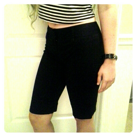 Slimming Black Bermuda Shorts NEVER WORN