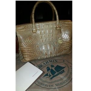 Crocodile Brahmin Purse