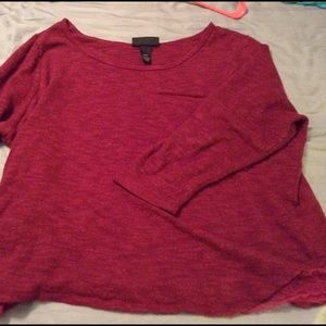 Lane Bryant maroon sweater