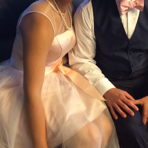 Andrew Adela Pink Gown - Picture 3 of 4