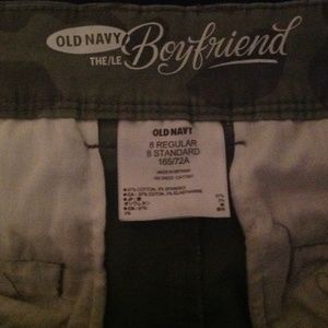 Old Navy Camo Boyfriend Jeans